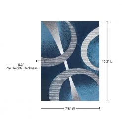 Premium Blue/Grey 8 ft. x 10 ft. Indoor Area Rug by Home Dynamix 15 Premium Blue/Grey 8 ft. x 10 ft. Indoor Area Rug by Home Dynamix -Daltile Sales Store blue grey home dynamix area rugs 1 5194 859 fa 1000