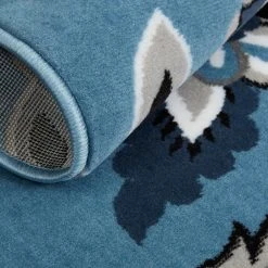 Tremont Lane LBlue/Grey 8 ft. x 10 ft. Floral Area Rug by Home Dynamix 15 Tremont Lane LBlue/Grey 8 ft. x 10 ft. Floral Area Rug by Home Dynamix -Daltile Sales Store blue grey home dynamix area rugs 1 hd5019 301 1f 1000