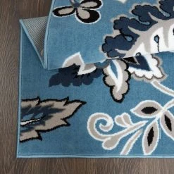 Tremont Lane LBlue/Grey 8 ft. x 10 ft. Floral Area Rug by Home Dynamix 16 Tremont Lane LBlue/Grey 8 ft. x 10 ft. Floral Area Rug by Home Dynamix -Daltile Sales Store blue grey home dynamix area rugs 1 hd5019 301 44 1000