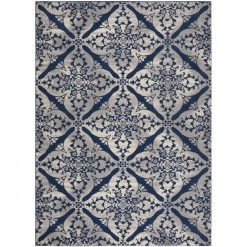 Tremont Blue/Grey 2 ft. x 3 ft. Indoor Area Rug by Home Dynamix