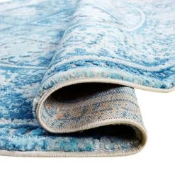 Palmyra Dali Blue/Grey 8 ft. Geometric Round Area Rug by Home Dynamix -Daltile Sales Store blue grey home dynamix area rugs 8r 13566 309 4f 1000