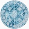 Palmyra Dali Blue/Grey 8 ft. Geometric Round Area Rug by Home Dynamix 1 Palmyra Dali Blue/Grey 8 ft. Geometric Round Area Rug by Home Dynamix -Daltile Sales Store blue grey home dynamix area rugs 8r 13566 309 64 1000