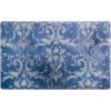 Cozy Living Watercolor Damask Blue 20 in. x 36 in. Anti Fatigue Kitchen Mat by Home Dynamix -Daltile Sales Store blue home dynamix kitchen mats 20 cz15 64 1000