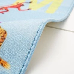 Elementary Zoo Alphabet Blue/Orange 5 ft. x 7 ft. Kids Area Rug by Home Dynamix -Daltile Sales Store blue orange home dynamix kids rugs 2a ecem05 4f 1000