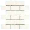 Restore Bright White 12 in. x 12 in. x 6.35 mm Ceramic Mosaic Wall Tile (0.83 sq. ft./ Each) by Daltile -Daltile Sales Store bright white daltile ceramic tile re1524bwhd1p2 64 1000