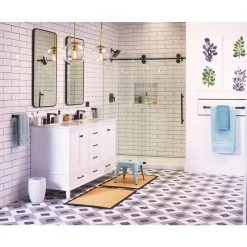 Restore 3 in. x 12 in. Ceramic Bright White Subway Tile (12 sq. ft. / Case) by Daltile 25 Restore 3 in. x 12 in. Ceramic Bright White Subway Tile (12 sq. ft. / Case) by Daltile -Daltile Sales Store bright white daltile ceramic tile re15312hd1p2 44 1000