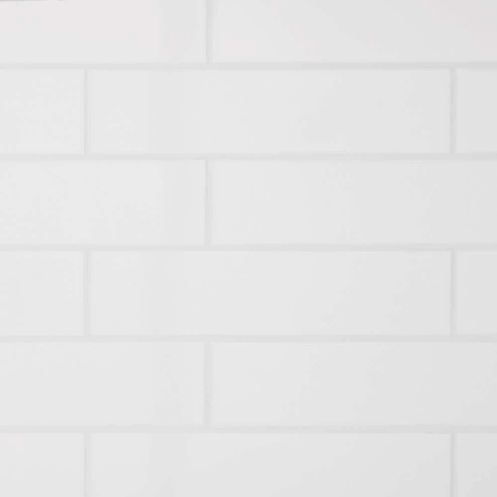 Restore 3 in. x 12 in. Ceramic Bright White Subway Tile (12 sq. ft. / Case) by Daltile 3 Restore 3 in. x 12 in. Ceramic Bright White Subway Tile (12 sq. ft. / Case) by Daltile