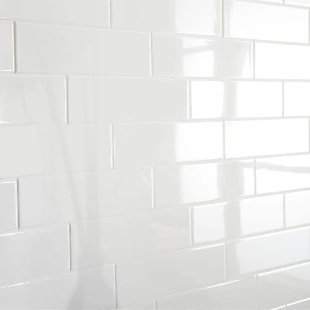 Restore 3 in. x 12 in. Ceramic Bright White Subway Tile (12 sq. ft. / Case) by Daltile 10 Restore 3 in. x 12 in. Ceramic Bright White Subway Tile (12 sq. ft. / Case) by Daltile - Image 8