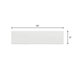 Restore 3 in. x 12 in. Ceramic Bright White Subway Tile (360 sq. ft. / pallet) by Daltile -Daltile Sales Store bright white daltile ceramic tile re15312hdpl1p2 a0 1000