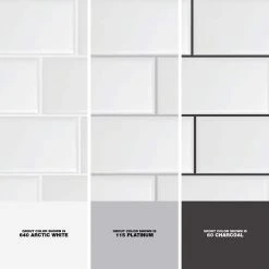 Restore Bright White 3 in. x 6 in. Ceramic Modular Wall Tile (375 sq. ft. / pallet) by Daltile -Daltile Sales Store bright white daltile ceramic tile re1536mdhdpl1p4 1d 1000