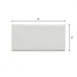 Restore Bright White 3 in. x 6 in. Ceramic Modular Wall Tile (375 sq. ft. / pallet) by Daltile -Daltile Sales Store bright white daltile ceramic tile re1536mdhdpl1p4 66 1000