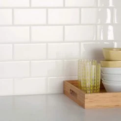 Restore 3 in. x 6 in. Ceramic Bright White Subway Tile (0.125 sq. ft./ Each) by Daltile 18 Restore 3 in. x 6 in. Ceramic Bright White Subway Tile (0.125 sq. ft./ Each) by Daltile -Daltile Sales Store bright white daltile ceramic tile re1536modhd1p4 40 1000 1