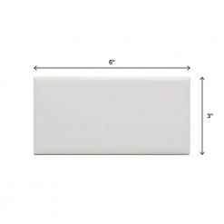 Restore 3 in. x 6 in. Ceramic Bright White Subway Tile (0.125 sq. ft./ Each) by Daltile 21 Restore 3 in. x 6 in. Ceramic Bright White Subway Tile (0.125 sq. ft./ Each) by Daltile -Daltile Sales Store bright white daltile ceramic tile re1536modhd1p4 66 1000 1