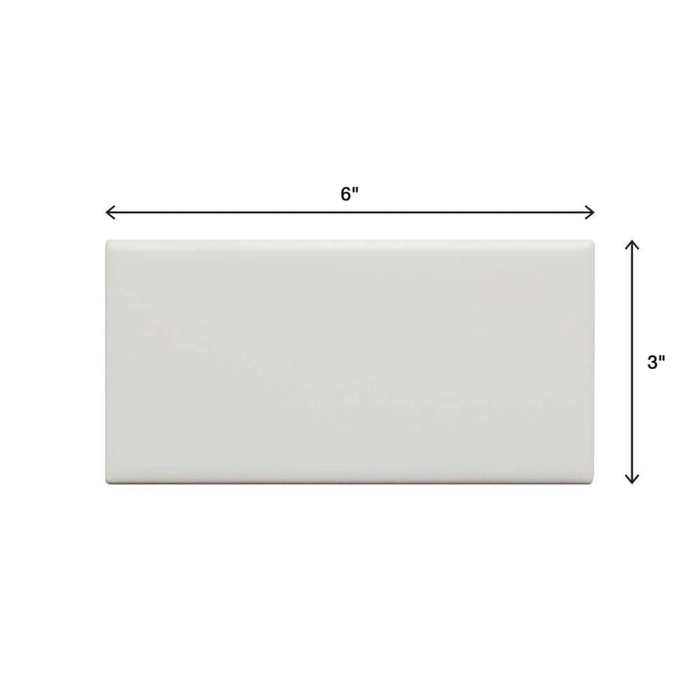 Restore 3 in. x 6 in. Ceramic Bright White Subway Tile (0.125 sq. ft./ Each) by Daltile 8 Restore 3 in. x 6 in. Ceramic Bright White Subway Tile (0.125 sq. ft./ Each) by Daltile - Image 6