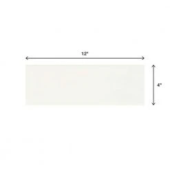 Restore Bright White 4-1/4 in. x 12-7/8 in. Glazed Ceramic Subway Wall Tile (10.64 sq. ft./case) by Daltile -Daltile Sales Store bright white daltile ceramic tile re15412modhd1p2 66 1000