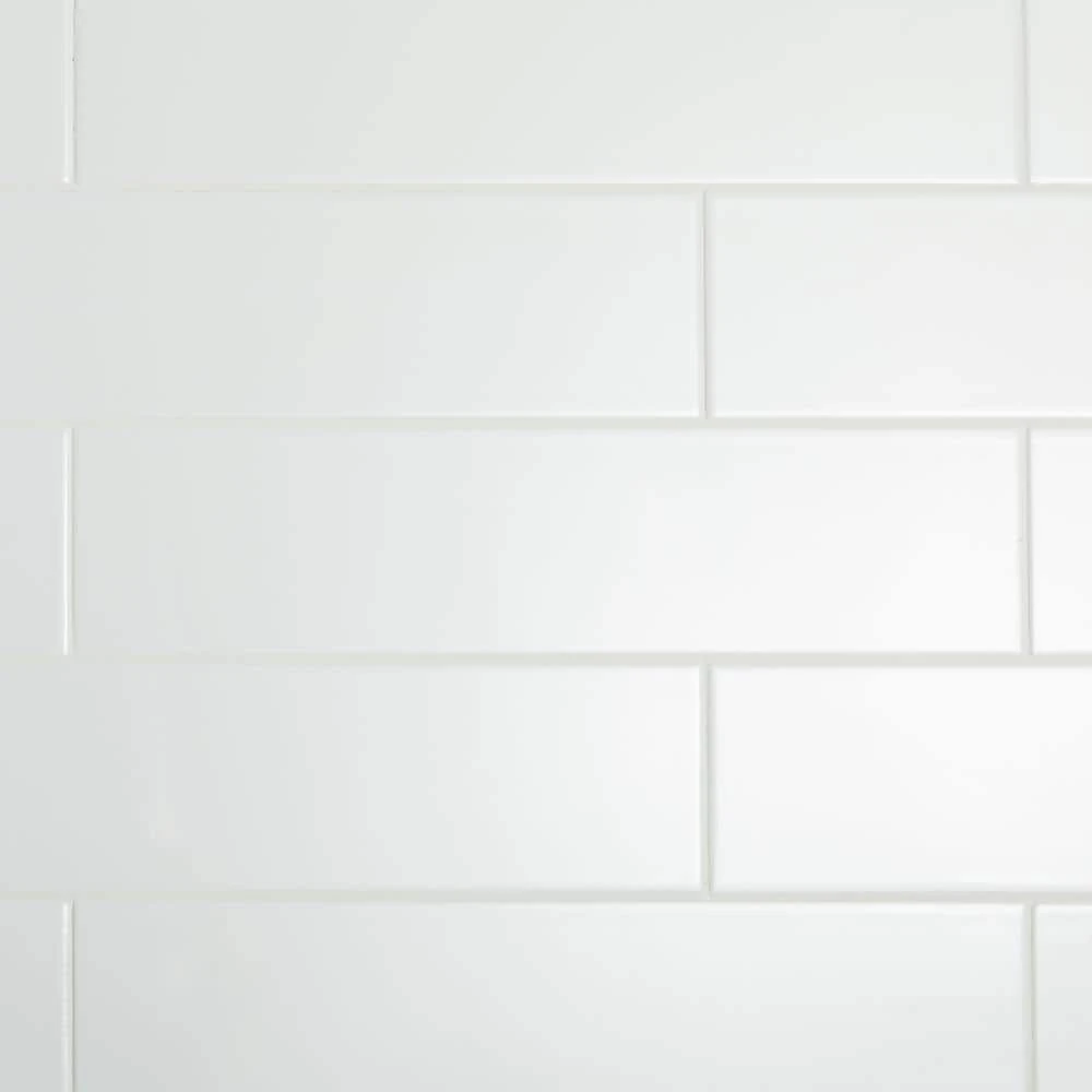 Restore 4 in. x 16 in. Ceramic Bright White Subway Tile (13.20 sq. ft. / Case) by Daltile 3 Restore 4 in. x 16 in. Ceramic Bright White Subway Tile (13.20 sq. ft. / Case) by Daltile