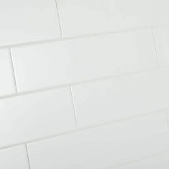 Restore 4 in. x 16 in. Ceramic Bright White Subway Tile (13.20 sq. ft. / Case) by Daltile 18 Restore 4 in. x 16 in. Ceramic Bright White Subway Tile (13.20 sq. ft. / Case) by Daltile -Daltile Sales Store bright white daltile ceramic tile re15416hd1p2 77 1000