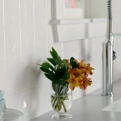 Restore Bright White 4-1/4 in. x 4-1/4 in. Ceramic Wall Tile (12.5 sq. ft. / Case) by Daltile 16 Restore Bright White 4-1/4 in. x 4-1/4 in. Ceramic Wall Tile (12.5 sq. ft. / Case) by Daltile -Daltile Sales Store bright white daltile ceramic tile re1544hd1p4 40 1000