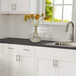 Restore Bright White 4-1/4 in. x 4-1/4 in. Ceramic Wall Tile (0.125 sq. ft./ Each) by Daltile 22 Restore Bright White 4-1/4 in. x 4-1/4 in. Ceramic Wall Tile (0.125 sq. ft./ Each) by Daltile -Daltile Sales Store bright white daltile ceramic tile re1544hd1p4 4f 1000