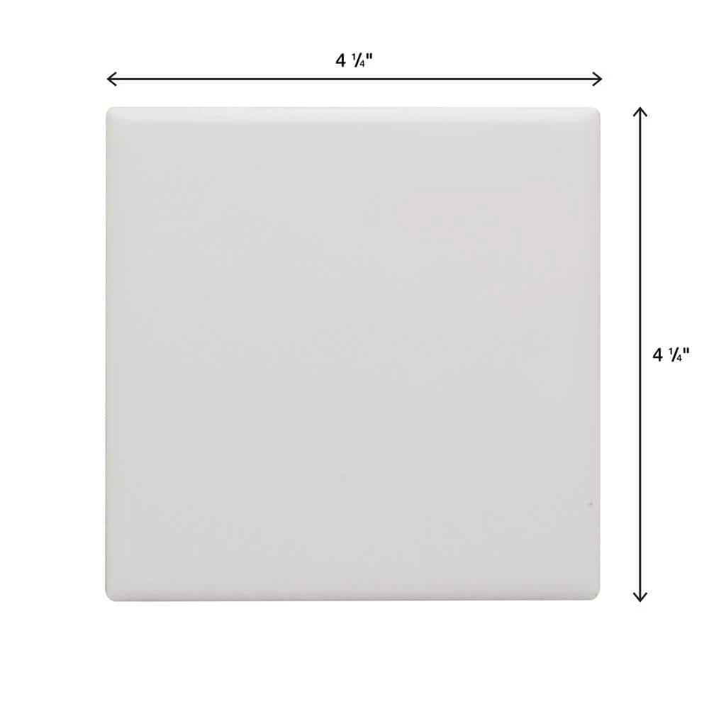 Restore Bright White 4-1/4 in. x 4-1/4 in. Ceramic Wall Tile (12.5 sq. ft. / Case) by Daltile 8 Restore Bright White 4-1/4 in. x 4-1/4 in. Ceramic Wall Tile (12.5 sq. ft. / Case) by Daltile - Image 6