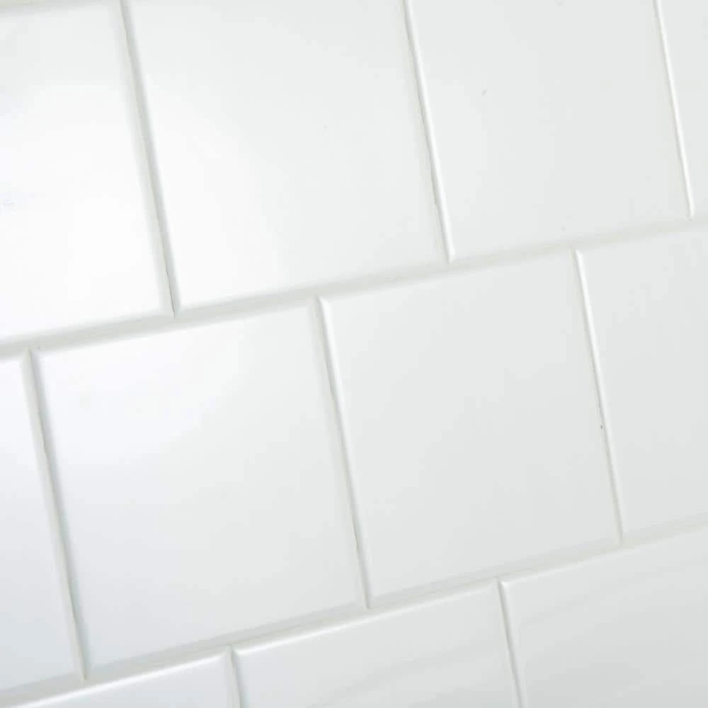 Restore Bright White 6 in. x 6 in. Ceramic Wall Tile (0.25 sq. ft./ Each) by Daltile 10 Restore Bright White 6 in. x 6 in. Ceramic Wall Tile (0.25 sq. ft./ Each) by Daltile - Image 8