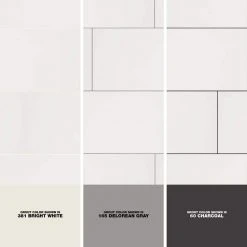 Restore Bright White 8 in. x 24 in. Ceramic Wall Tile (13.3 sq. ft. / Case) by Daltile -Daltile Sales Store bright white daltile ceramic tile re15824hd1p2 1d 1000