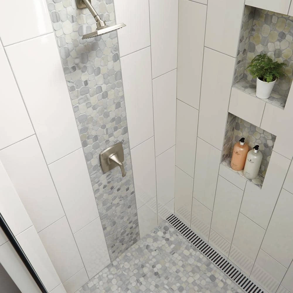 Restore Bright White 8 in. x 24 in. Ceramic Wall Tile (399 sq. ft. / pallet) by Daltile 4 Restore Bright White 8 in. x 24 in. Ceramic Wall Tile (399 sq. ft. / pallet) by Daltile - Image 2