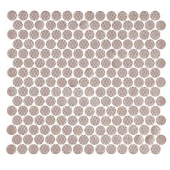Restore Bright White 10 in. x 11 in. Glazed Ceramic Penny Round Mosaic Tile (0.83 sq. ft./Piece) by Daltile -Daltile Sales Store bright white daltile ceramic tile re19pnyrdhd1p 66 1000