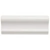 Restore Bright White 2 in. x 6 in. Ceramic Chair Rail Wall Trim Tile (0.09 sq. ft./ piece) by Daltile -Daltile Sales Store bright white daltile tile trim re1526crcc1p2 64 1000