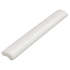 Restore Bright White 1 in. x 6 in. Ceramic Quarter Round Trim Tile (0.03 sq. ft. / Piece) by Daltile -Daltile Sales Store bright white daltile tile trim re15a106cc1p2 c3 1000