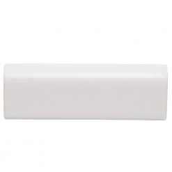 Restore Bright White 2 in. x 6 in. Ceramic Radius Bullnose Wall Trim Tile (0.08 sq. ft. / Piece) by Daltile