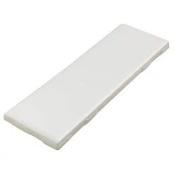 Restore Bright White 2 in. x 6 in. Ceramic Bullnose Wall Trim (0.08 sq. ft. / Piece) by Daltile -Daltile Sales Store bright white daltile tile trim re15s4269cc1p2 77 1000