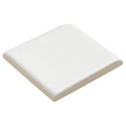 Restore Bright White 2 in. x 2 in. Ceramic Bullnose Corner Wall Trim Tile (0.02 sq. ft. / Piece) by Daltile -Daltile Sales Store bright white daltile tile trim re15sn4269cc1p2 c3 1000