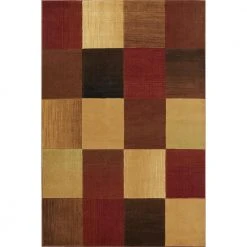 Catalina Brown/Beige 8 ft. x 10 ft. Geometric Area Rug by Home Dynamix