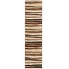 Tribeca Jayden Brown/Beige 2 ft. x 18 ft. Stripe Runner Area Rug by Home Dynamix -Daltile Sales Store brown beige home dynamix area rugs 18ft hd5374 500 64 1000