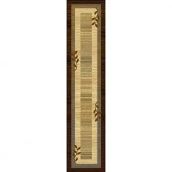 Royalty Brown/Blue 2 ft. x 7 ft. Indoor Runner Rug by Home Dynamix