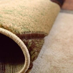 Tribeca Brown/Green 3 ft. x 5 ft. Geometric Area Rug by Home Dynamix -Daltile Sales Store brown green home dynamix area rugs 3 hd5367 548 1f 1000