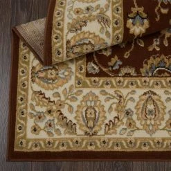 Optimum Brown/Ivory 8 ft. x 10 ft. Indoor Area Rug by Home Dynamix -Daltile Sales Store brown ivory home dynamix area rugs 1 hd919 511 44 1000