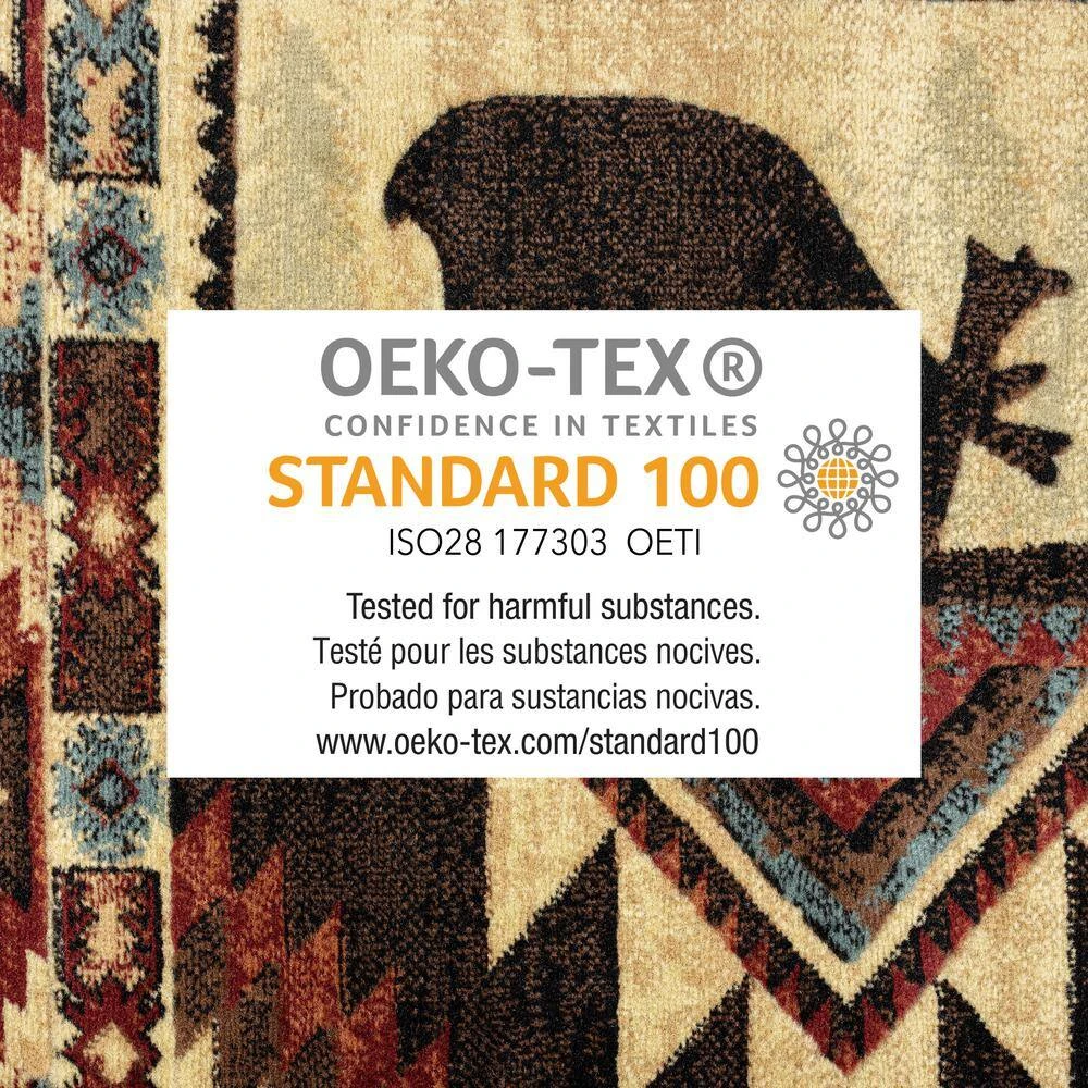 Buffalo Southwest Brown/Red 8 ft. x 10 ft. Indoor Area Rug by Home Dynamix 8 Buffalo Southwest Brown/Red 8 ft. x 10 ft. Indoor Area Rug by Home Dynamix - Image 6