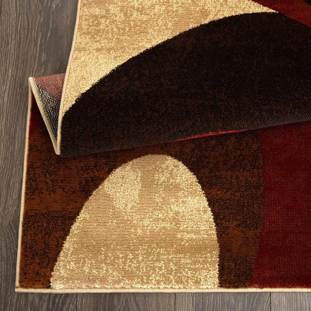 Tribeca Slade Brown/Red 8 ft. x 10 ft. Abstract Area Rug by Home Dynamix 7 Tribeca Slade Brown/Red 8 ft. x 10 ft. Abstract Area Rug by Home Dynamix - Image 5