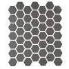 Restore Charcoal 10 in. x 12 in. Glazed Ceramic Hexagon Mosaic Tile (0.81 sq. ft./each) by Daltile -Daltile Sales Store charcoal daltile ceramic tile 018015hexms1p2 64 1000