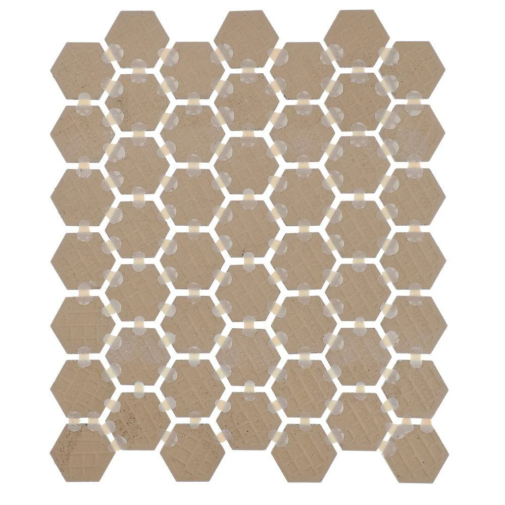 Restore Charcoal 10 in. x 12 in. Glazed Ceramic Hexagon Mosaic Tile (0.81 sq. ft./each) by Daltile 9 Restore Charcoal 10 in. x 12 in. Glazed Ceramic Hexagon Mosaic Tile (0.81 sq. ft./each) by Daltile - Image 7