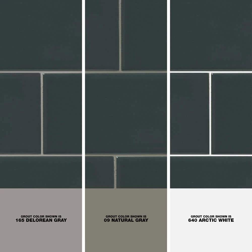 Restore Charcoal Gray 3 in. x 6 in. Glazed Ceramic Subway Wall Tile (12.5 sq. ft /Case) by Daltile 6 Restore Charcoal Gray 3 in. x 6 in. Glazed Ceramic Subway Wall Tile (12.5 sq. ft /Case) by Daltile - Image 4