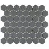 Restore Matte Charcoal Gray Hexagon 10 in. x 12 in. x 6.35 mm Glazed Ceramic Mosaic Tile (0.81 sq. ft./Each) by Daltile -Daltile Sales Store charcoal gray daltile ceramic tile 078015hexms1p2 64 1000