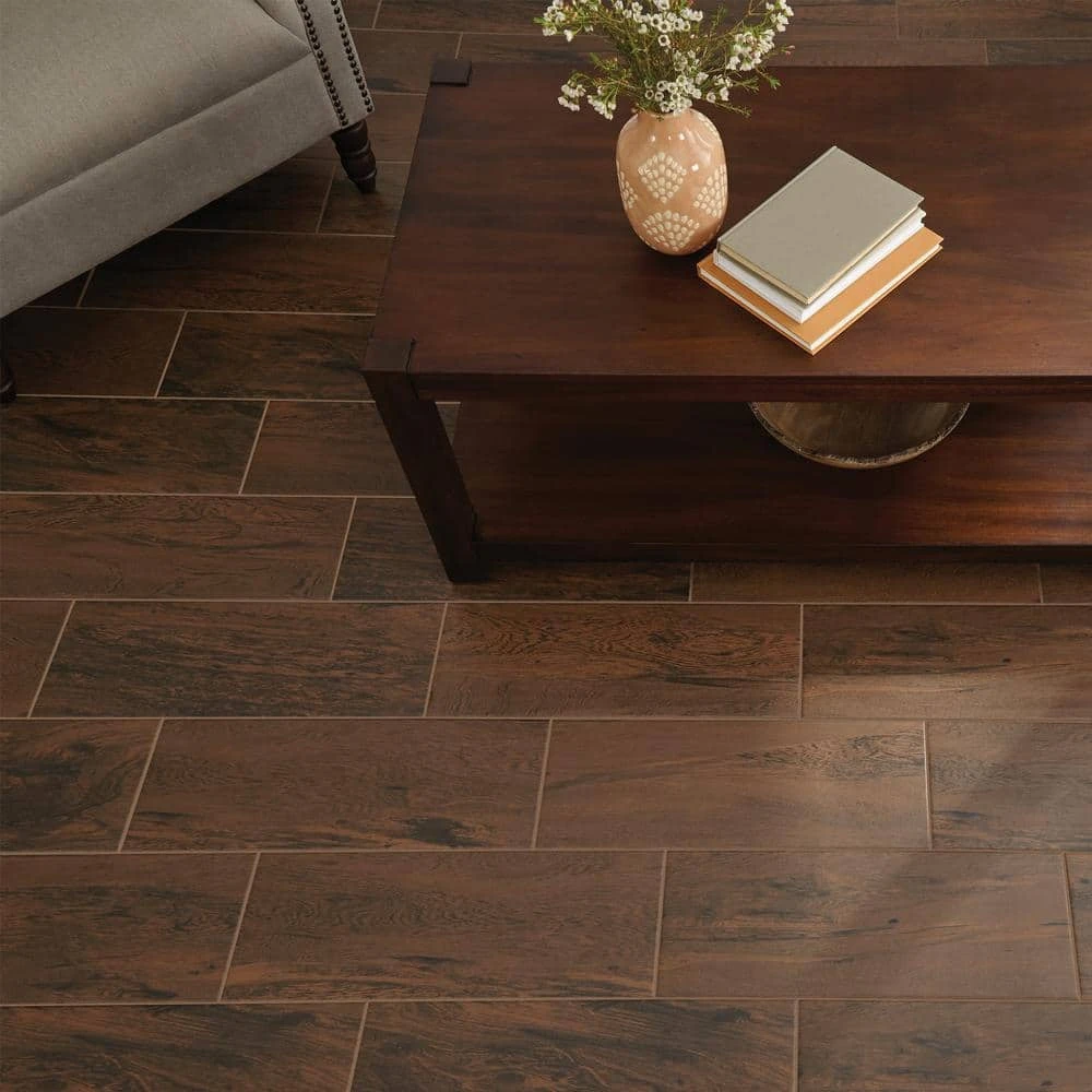 Glenwood Cherry 7 in. x 20 in. Ceramic Floor and Wall Tile (392.04 sq. ft. / pallet) by Daltile 5 Glenwood Cherry 7 in. x 20 in. Ceramic Floor and Wall Tile (392.04 sq. ft. / pallet) by Daltile - Image 3