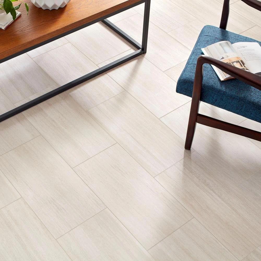 QuicTile 12 in. x 24 in. Cliff Stone Matte Color Body Porcelain Locking Floor Tile (9.6 sq. ft. / case) by Daltile 5 QuicTile 12 in. x 24 in. Cliff Stone Matte Color Body Porcelain Locking Floor Tile (9.6 sq. ft. / case) by Daltile - Image 3