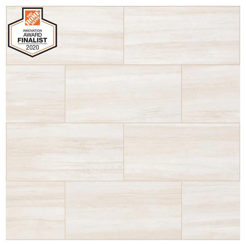 QuicTile 12 in. x 24 in. Cliff Stone Matte Color Body Porcelain Locking Floor Tile (9.6 sq. ft. / case) by Daltile 3 QuicTile 12 in. x 24 in. Cliff Stone Matte Color Body Porcelain Locking Floor Tile (9.6 sq. ft. / case) by Daltile