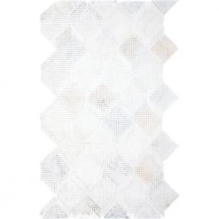 Xpress Mosaix Perfect-Fit Coastal Marble 11 in. x 18 in. Marble Diamond Geometric Mosaic Tile (13 sq. ft./case) by Daltile -Daltile Sales Store coastal marble daltile marble tile st53dgmtrmscchn 1f 1000