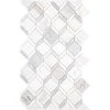 Xpress Mosaix Perfect-Fit Coastal Marble 11 in. x 18 in. Marble Diamond Geometric Mosaic Tile (13 sq. ft./case) by Daltile -Daltile Sales Store coastal marble daltile marble tile st53dgmtrmscchn 64 1000