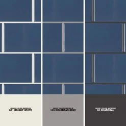 Restore 3 in. x 6 in. Glazed Ceramic Denim Blue Subway Tile (12.5 sq. ft./case) by Daltile -Daltile Sales Store denim blue daltile ceramic tile 146936mod1p2 1d 1000